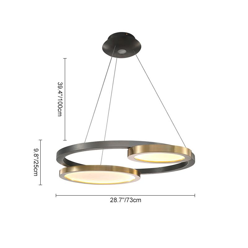 LED Circle Ring Pendant Light