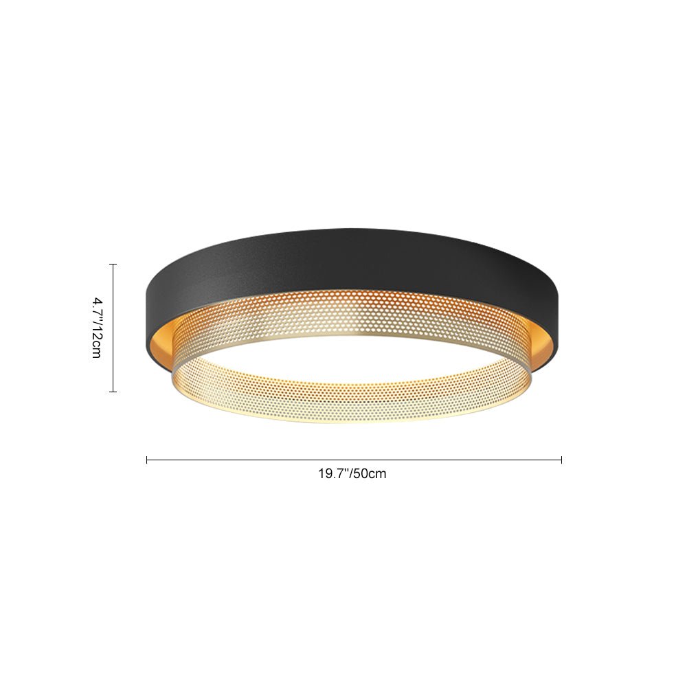 LED Circular Hollow Flush Mount Ceiling Light