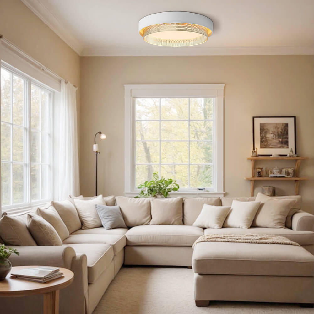 LED Circular Hollow Flush Mount Ceiling Light