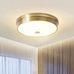 LED Gold Glass Flush Mount Ceiling Lights