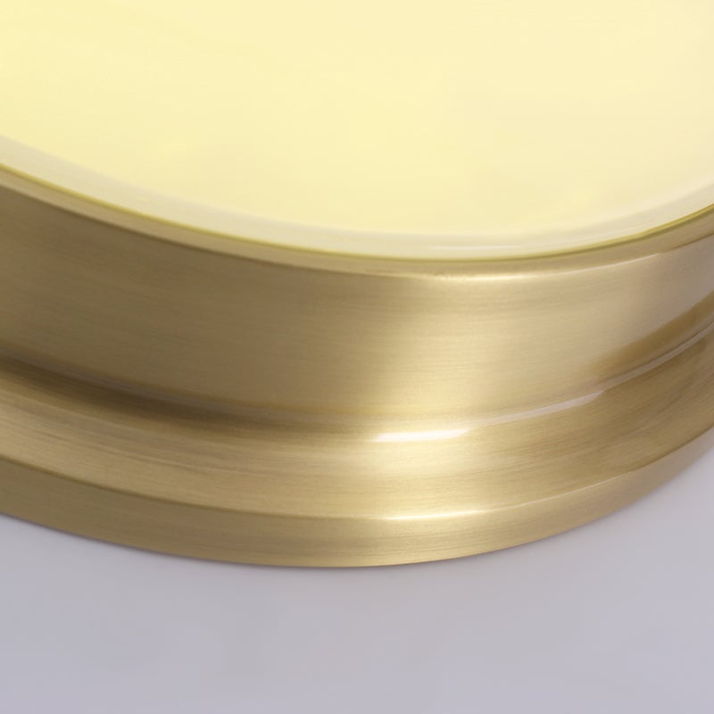 LED Gold Glass Flush Mount Ceiling Lights