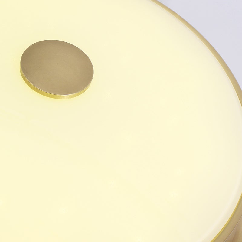 LED Gold Glass Flush Mount Ceiling Lights
