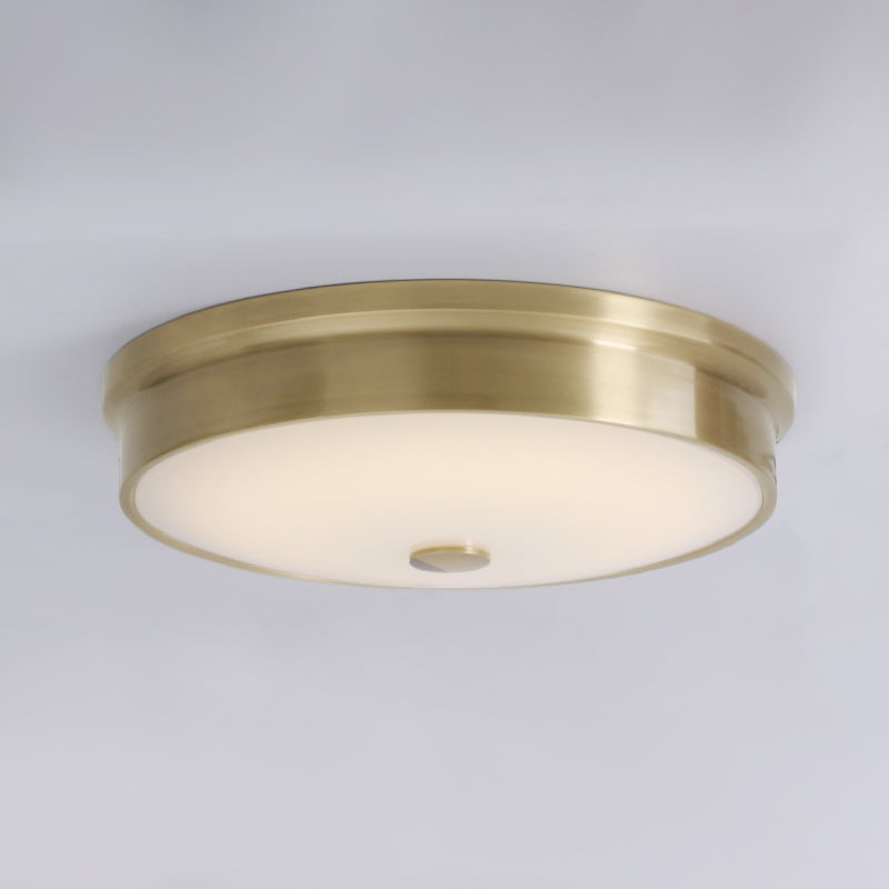 LED Gold Glass Flush Mount Ceiling Lights