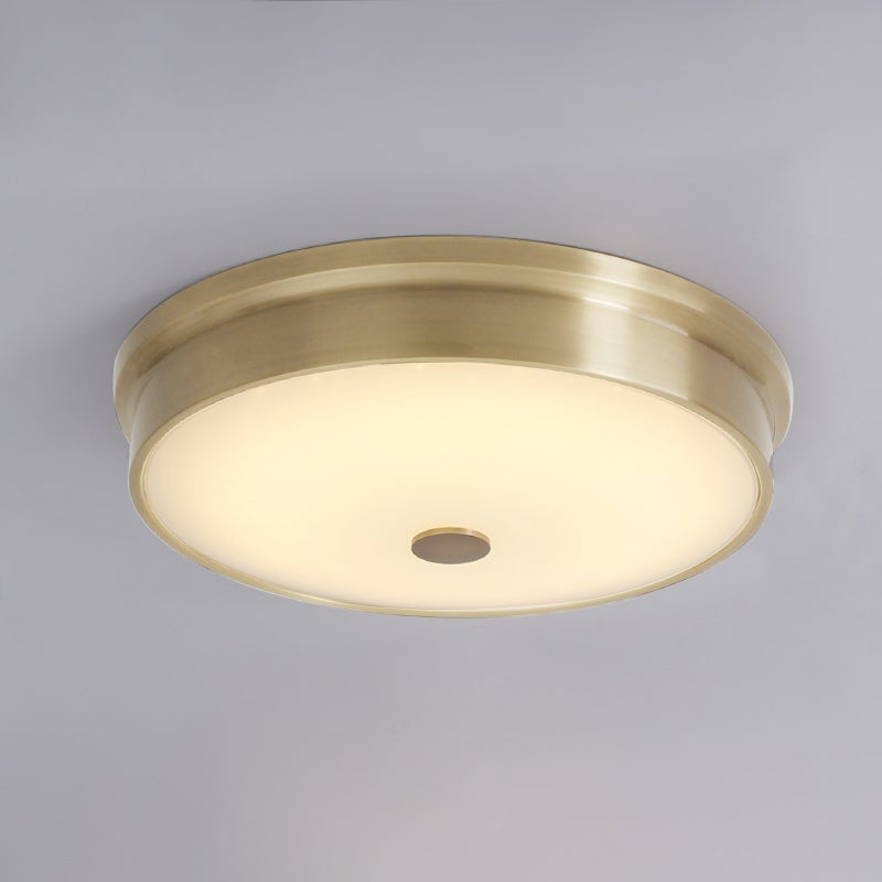 LED Gold Glass Flush Mount Ceiling Lights