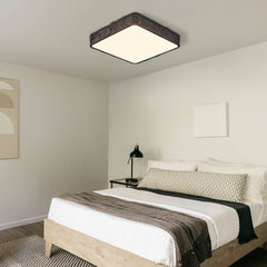 LED Nordic Stone Rock Design Square Flush Mount