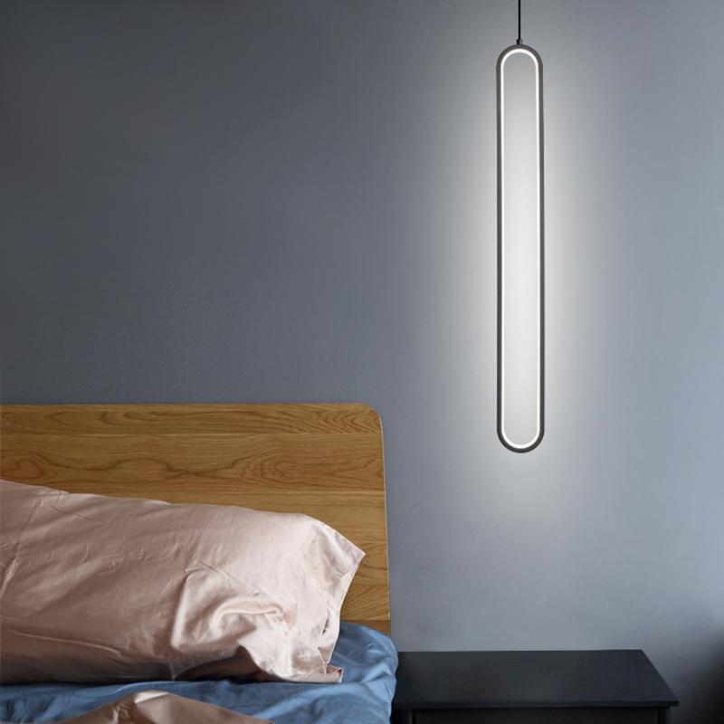 LED Oval Ring Pendant Light