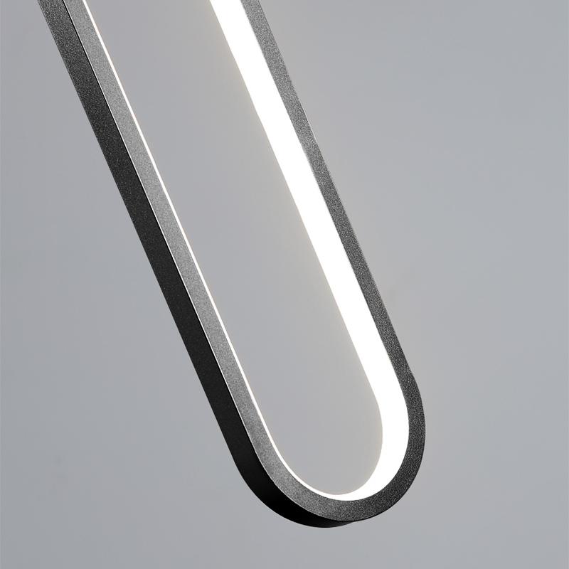 LED Oval Ring Pendant Light