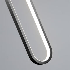 LED Oval Ring Pendant Light