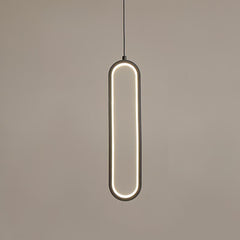 LED Oval Ring Pendant Light