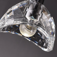LED Pendant Light in Glass Bowl Shade