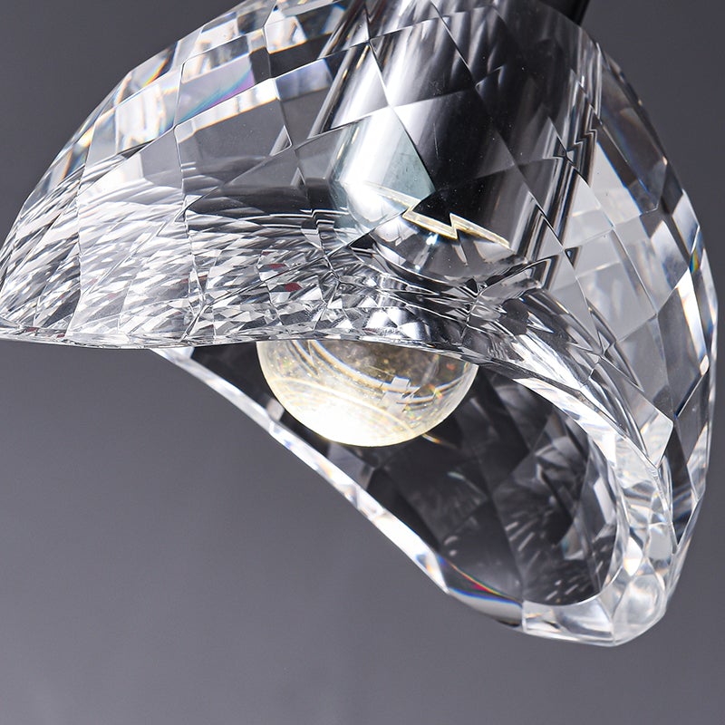 LED Pendant Light in Glass Bowl Shade