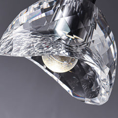LED Pendant Light in Glass Bowl Shade