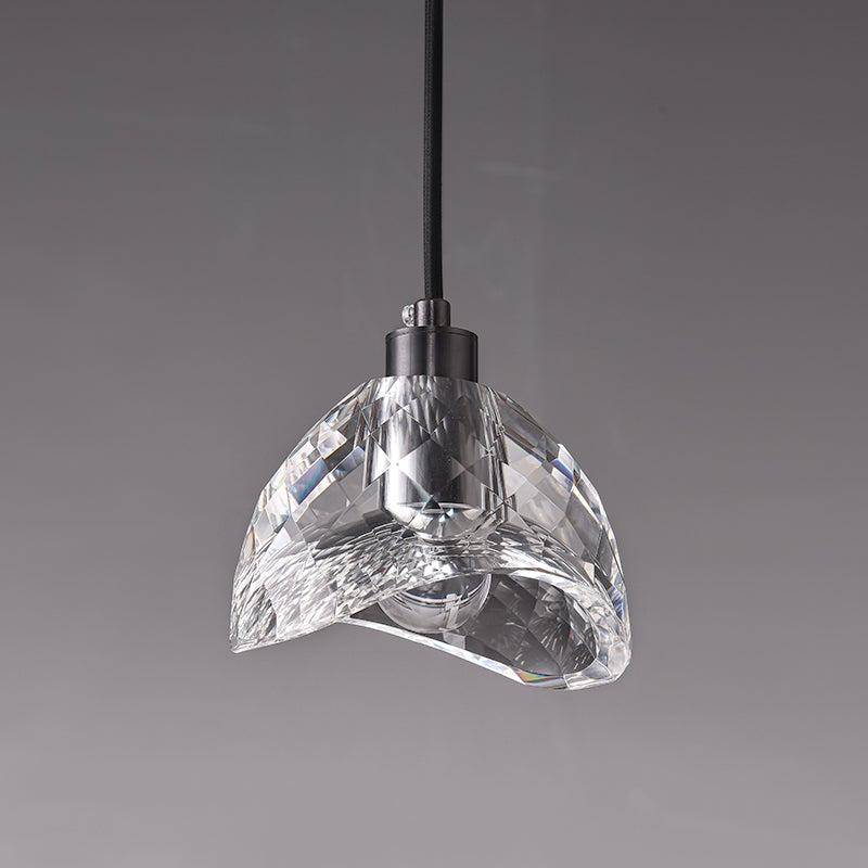 LED Pendant Light in Glass Bowl Shade
