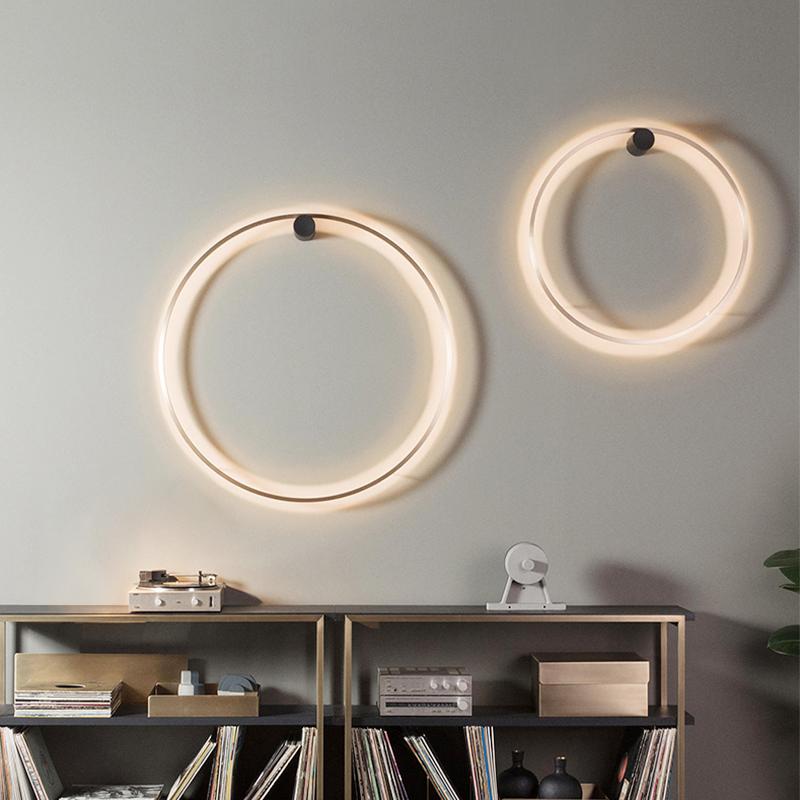 LED Round Circle Ring Wall Sconce