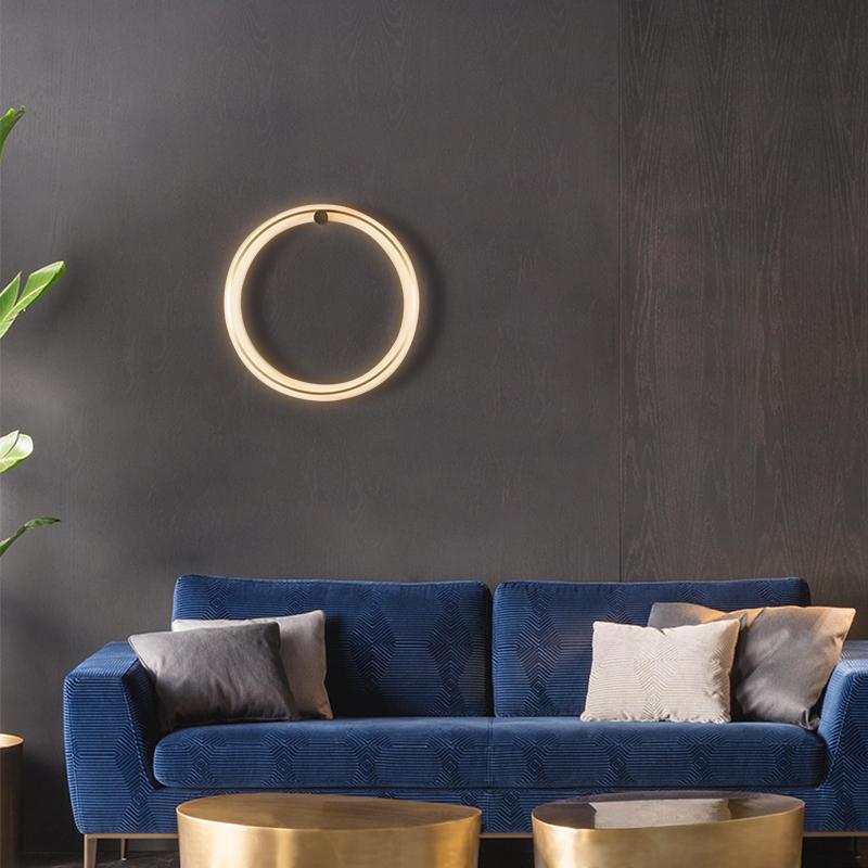 LED Round Circle Ring Wall Sconce