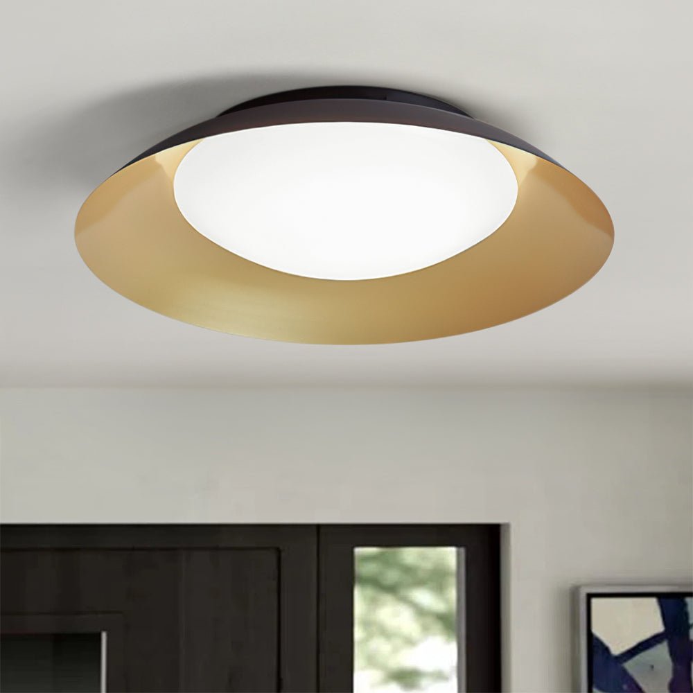 LED Saucer Flush Mount with Acrylic Diffuser