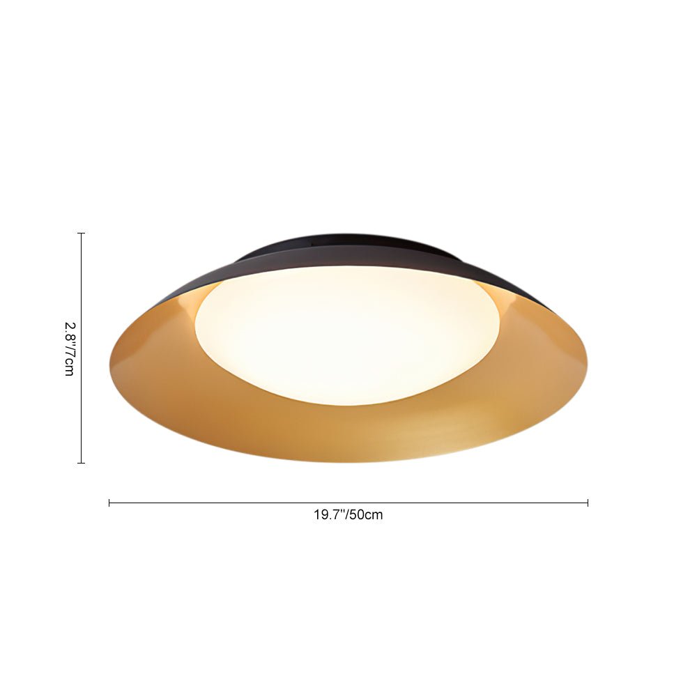 LED Saucer Flush Mount with Acrylic Diffuser