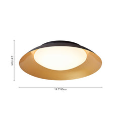 LED Saucer Flush Mount with Acrylic Diffuser