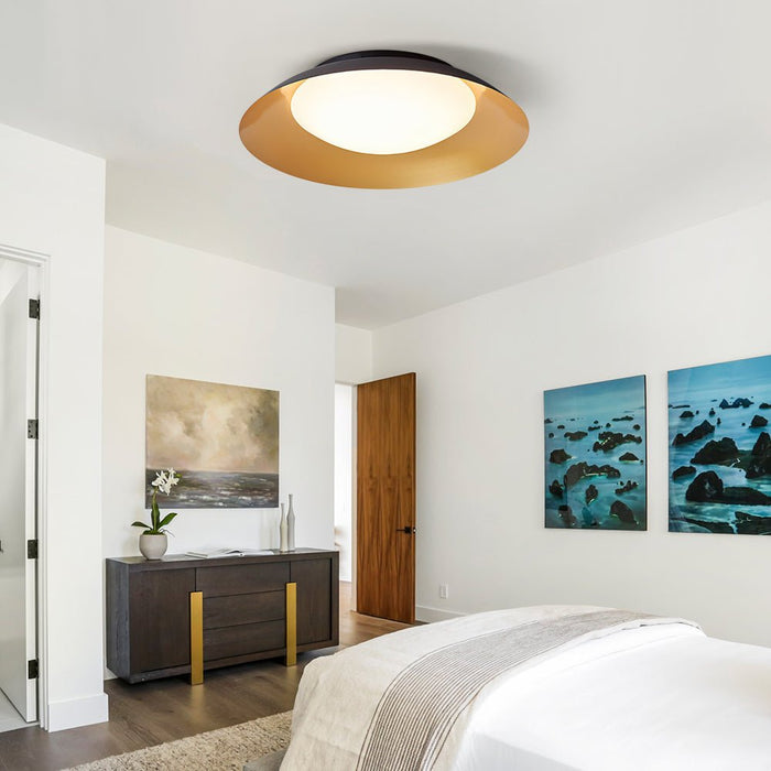 LED Saucer Flush Mount with Acrylic Diffuser