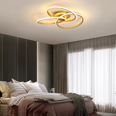 LED Twist Ceiling Light with Knot Design