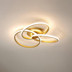 LED Twist Ceiling Light with Knot Design