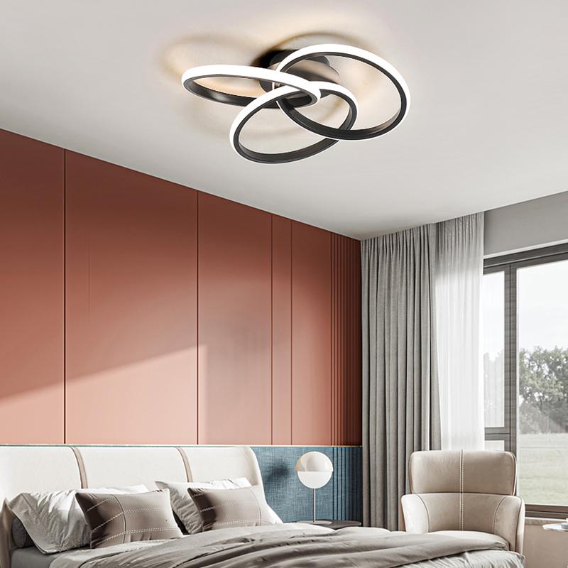 LED Twist Ceiling Light with Knot Design