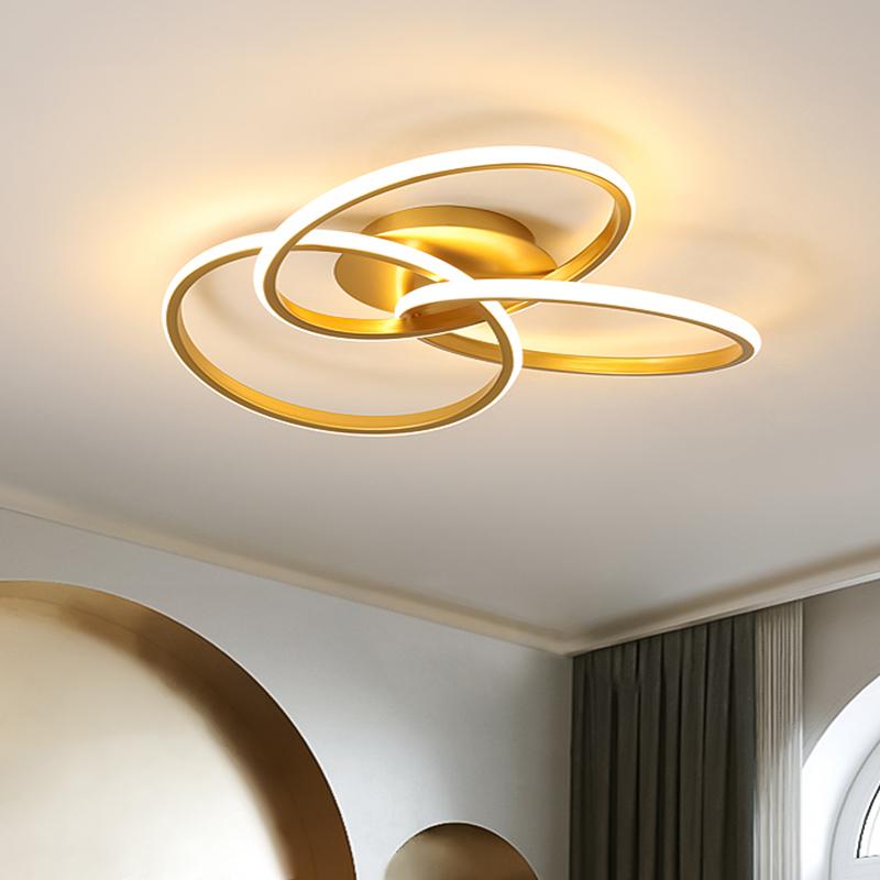 LED Twist Ceiling Light with Knot Design