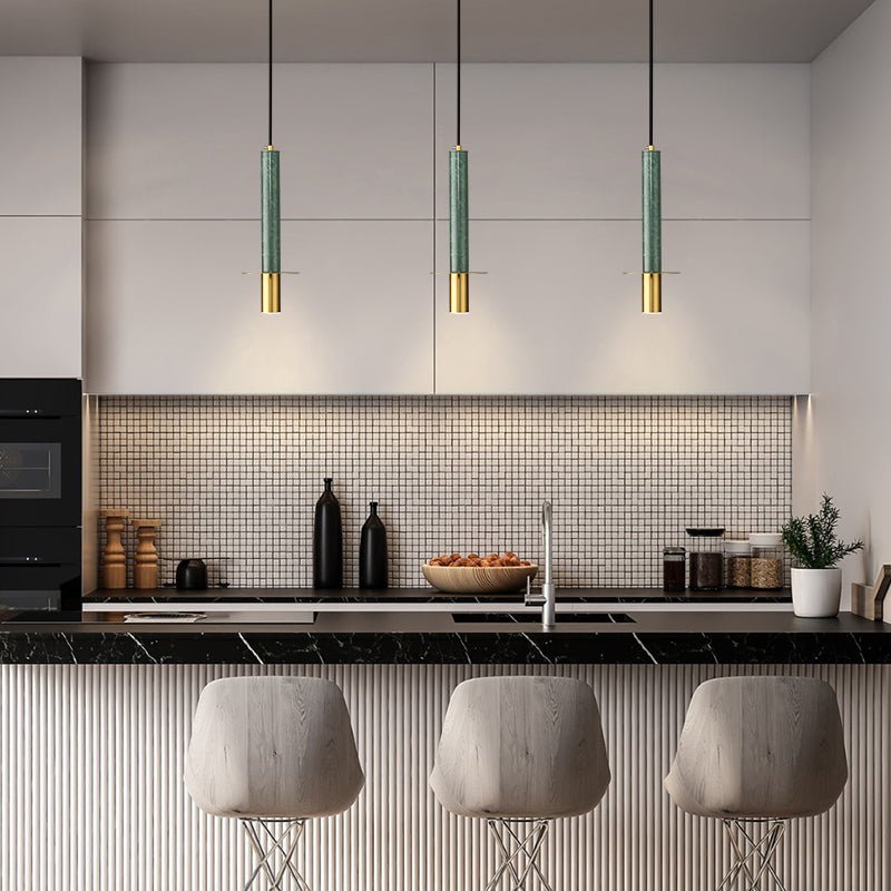 Long-strip Marble Mini Pendant Light