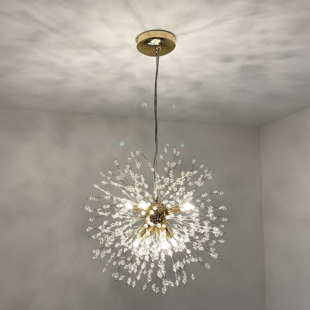 Luxury 8-Light Sputnik Firework Chandelier