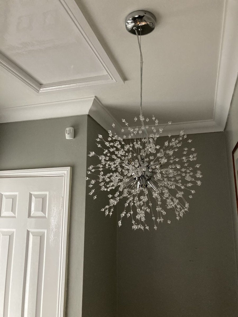 Luxury 8-Light Sputnik Firework Chandelier
