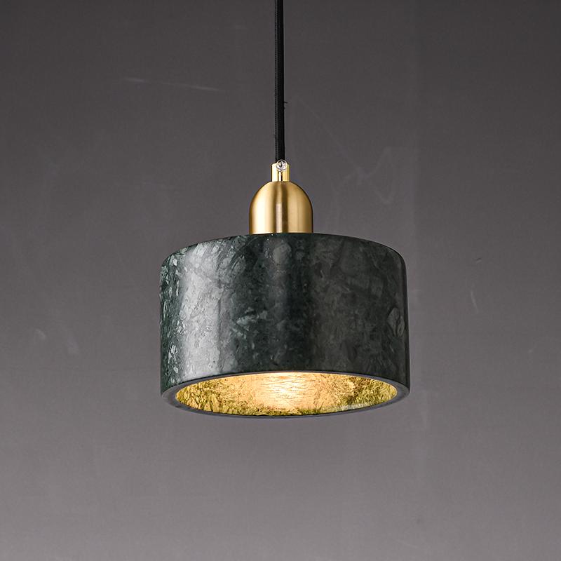 Marble Pendant Light with Circle Round Shape