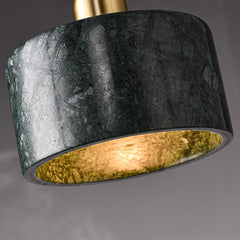 Marble Pendant Light with Circle Round Shape