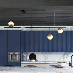 Mid-Century Modern 3-Light Kitchen Island Chandelier