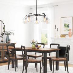 Mid-Century Modern Classic Blown Glass Bubble Chandelier