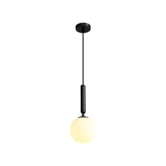 Mini Single Opal Globe Pendant Light