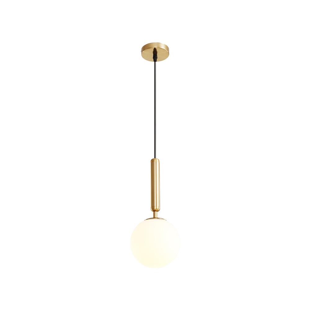 Mini Single Opal Globe Pendant Light