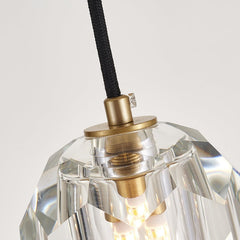 Glam Style 1-light Crystal Pendant Light