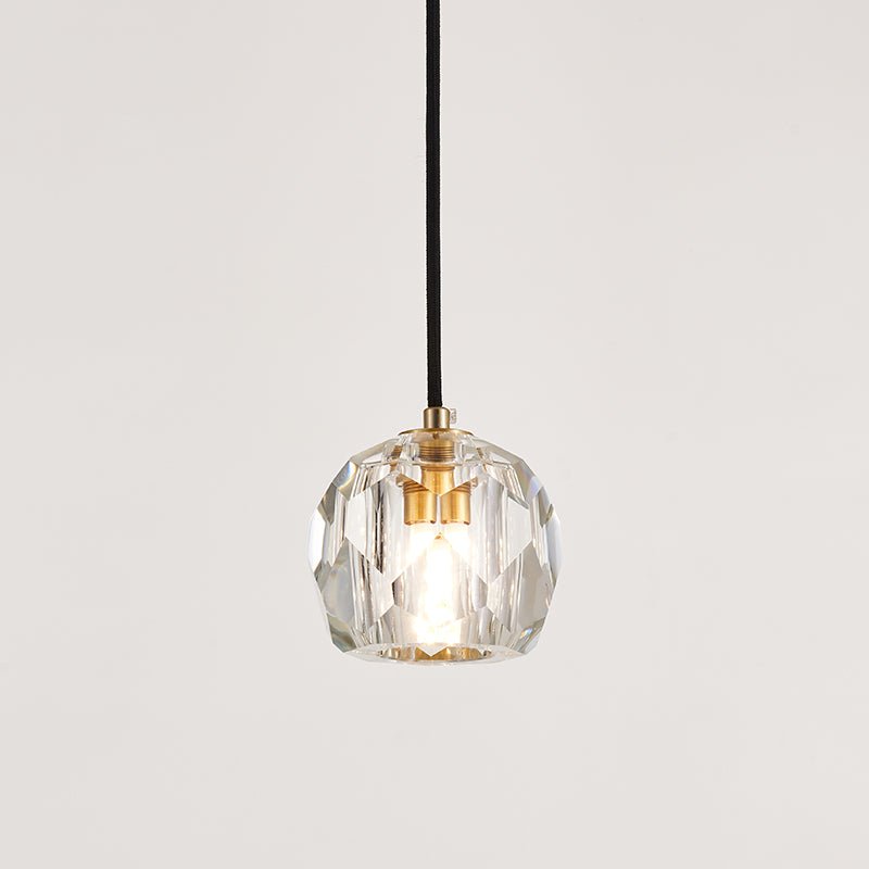 Glam Style 1-light Crystal Pendant Light
