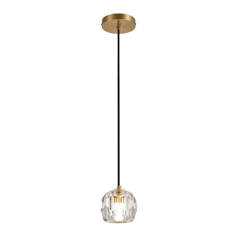 Glam Style 1-light Crystal Pendant Light