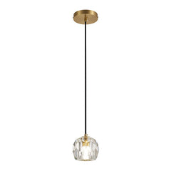 Glam Style 1-light Crystal Pendant Light