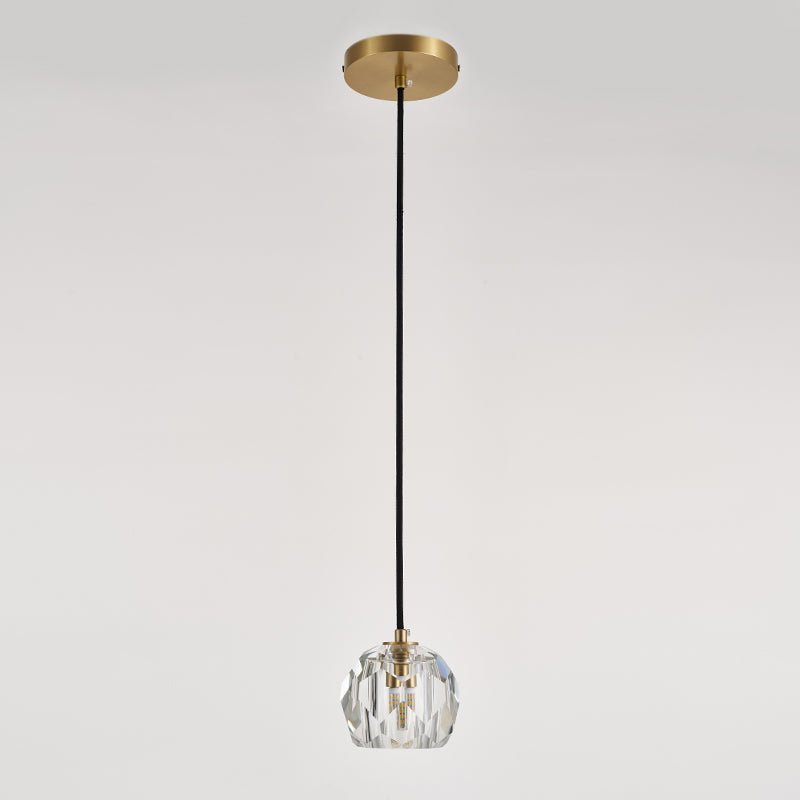 Glam Style 1-light Crystal Pendant Light