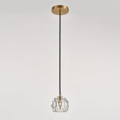 Glam Style 1-light Crystal Pendant Light