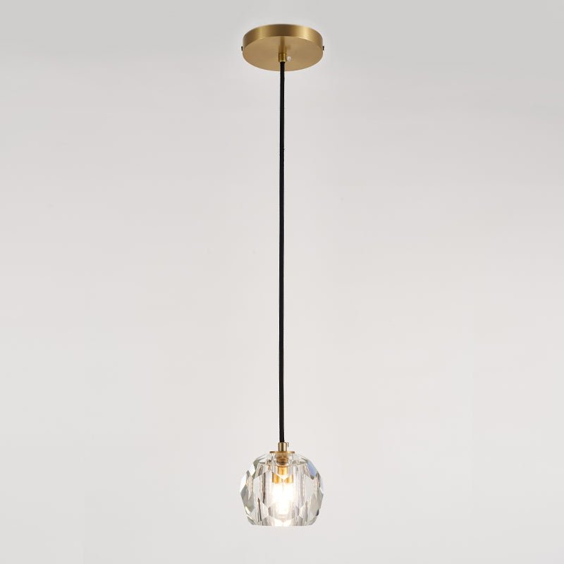 Glam Style 1-light Crystal Pendant Light