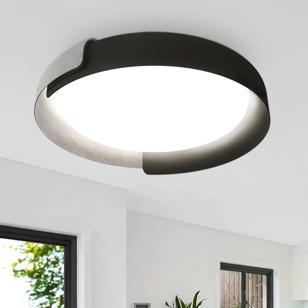 Minimalist LED Acrylic & Metal Flush Mount