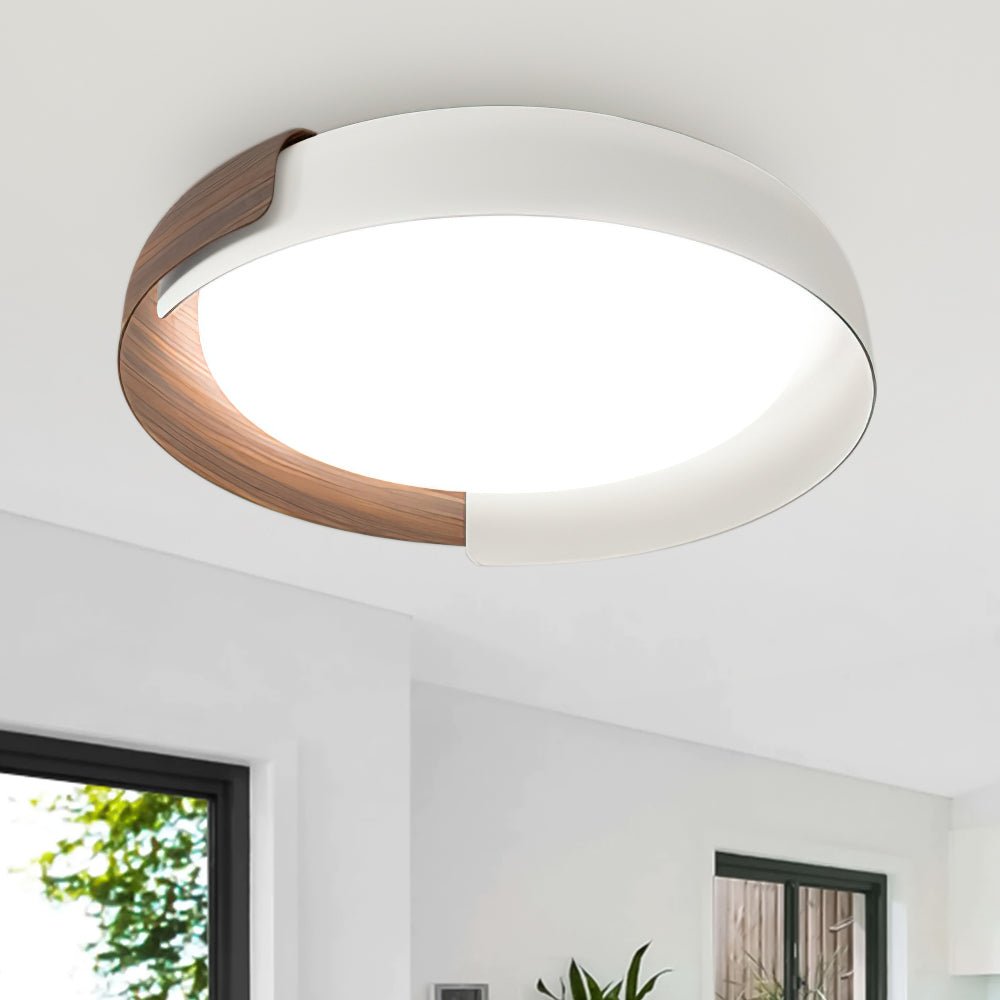 Minimalist LED Acrylic & Metal Flush Mount