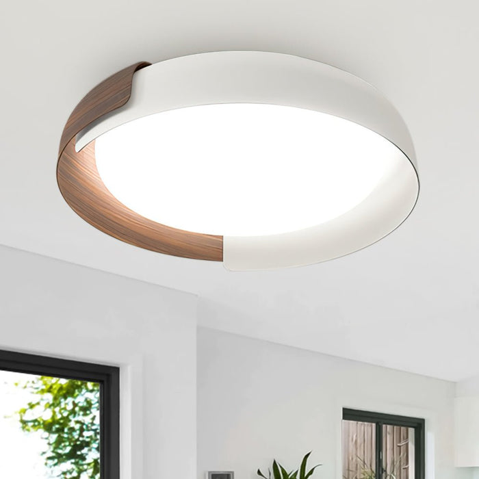 Minimalist LED Acrylic & Metal Flush Mount