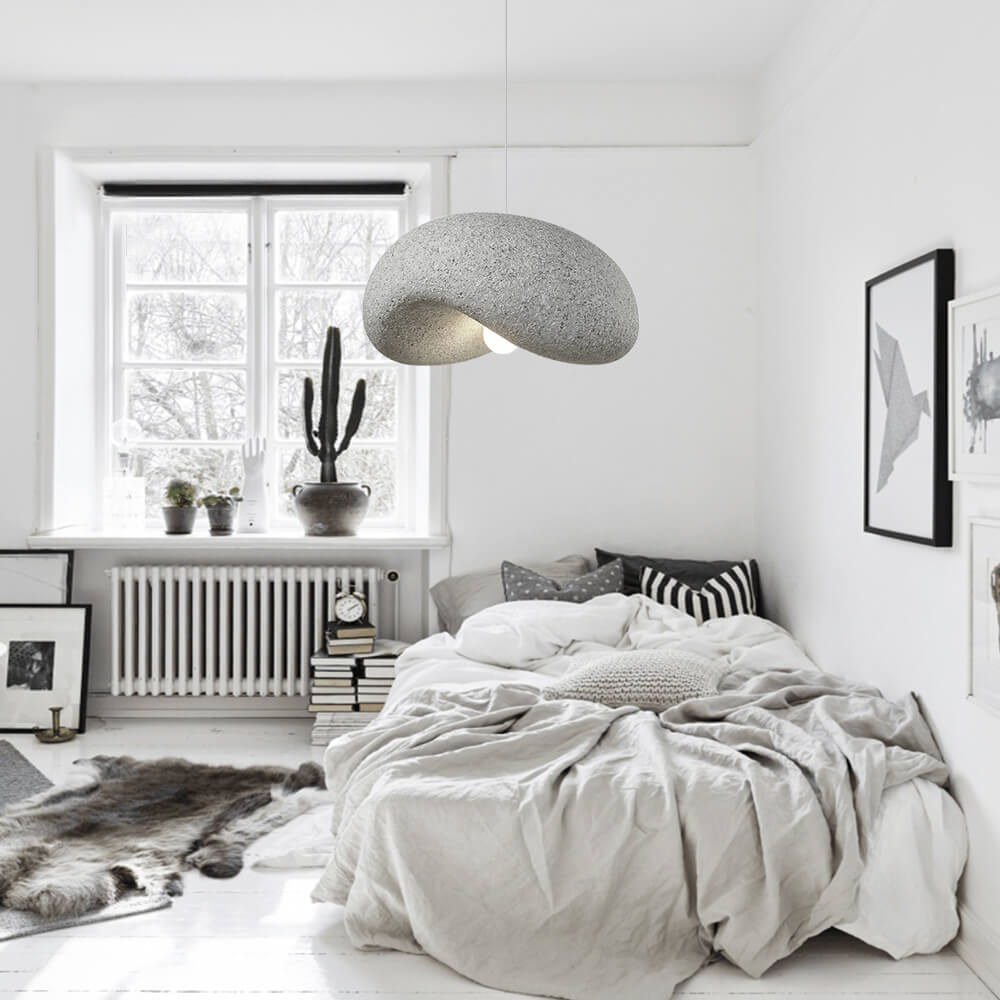 Minimalist Spots Imitation Roughcast Handmade Pendant Light