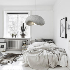Minimalist Spots Imitation Roughcast Handmade Pendant Light