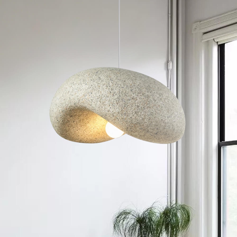 Minimalist Spots Imitation Roughcast Handmade Pendant Light