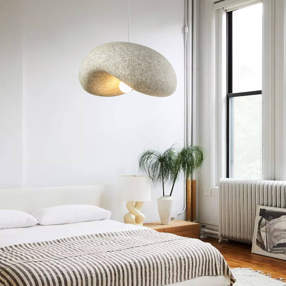 Minimalist Spots Imitation Roughcast Handmade Pendant Light